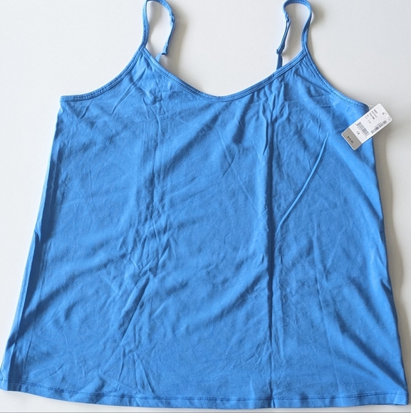 Blue stretch layering camisole size 1x Additional Elle with adjustable straps - Picture 1 of 5